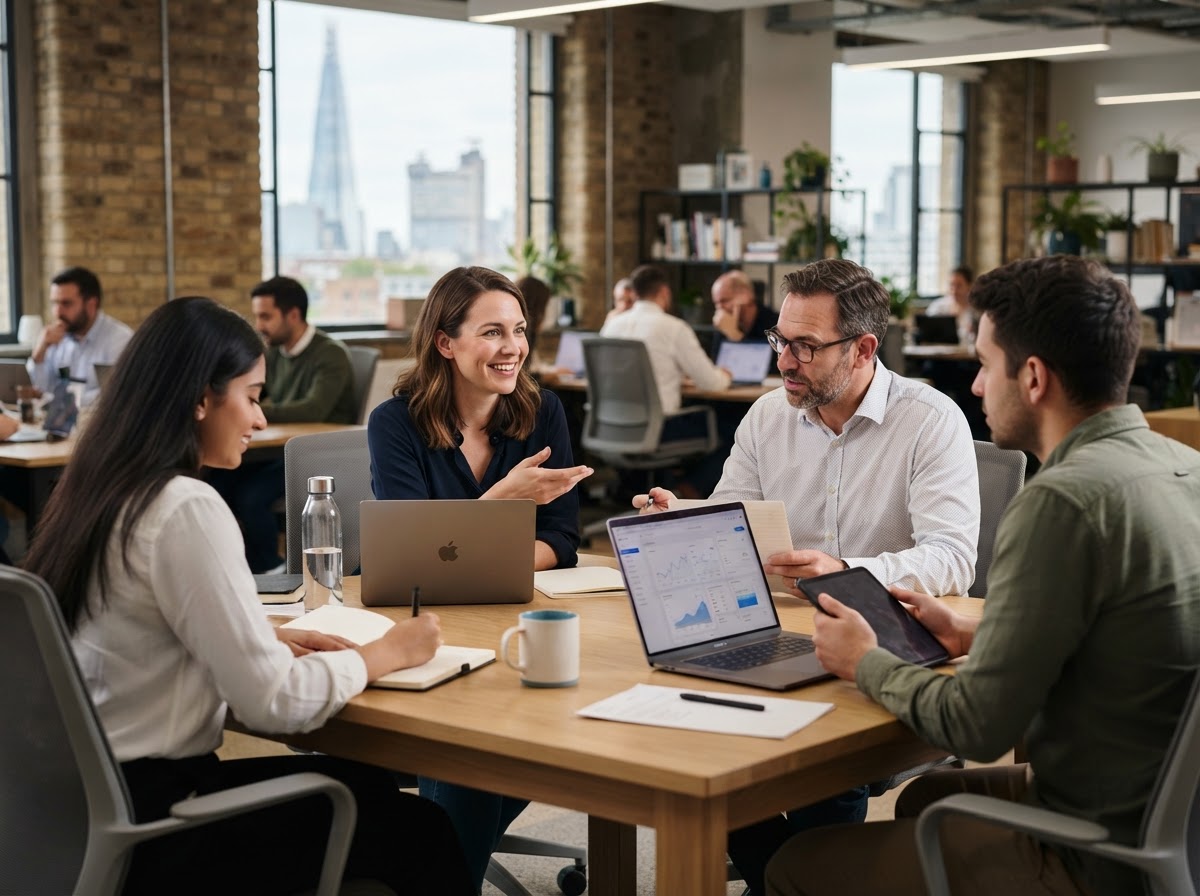 Falkenmarkt Gpt analysts reviewing portfolio risk data